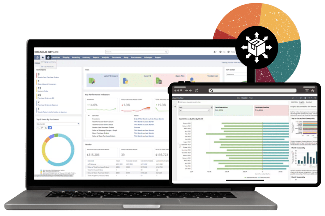 netsuite wholesale distribution dashboard