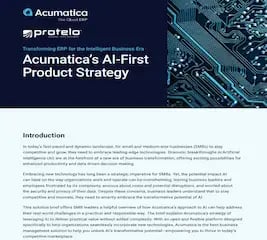 Acumatica’s AI-First Product Strategy