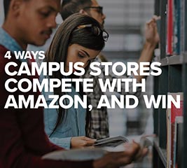 4 ways campus book stores compete with amazon and win