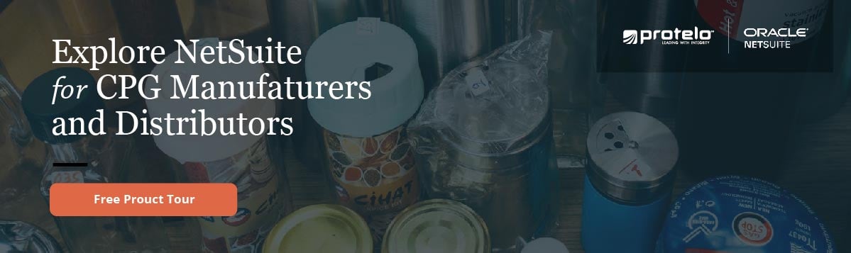 NetSuite for CPG Distributors and Manufacturers