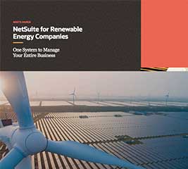 NetSuite for Renewable Energy