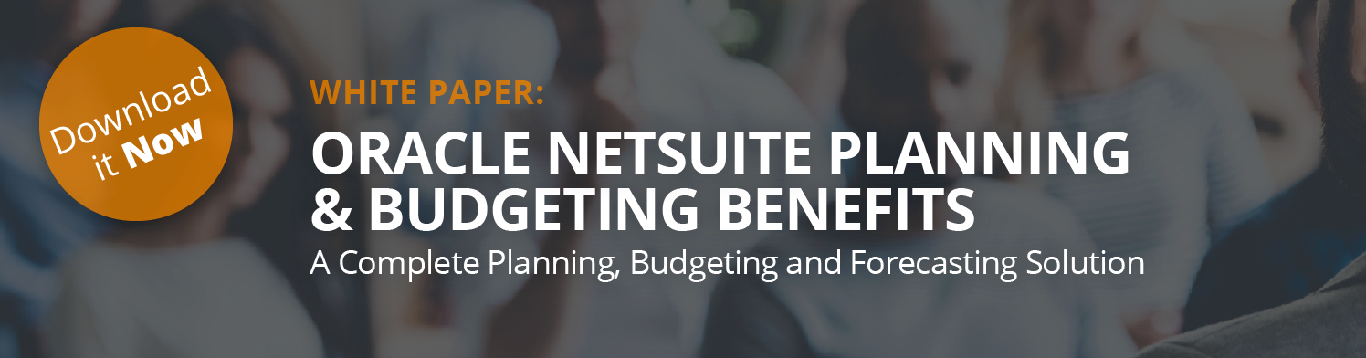NetSuite Planning and Budgeting