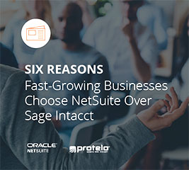  SIX reasons why fast-growing businesses choose NetSuite over Sage Intacct